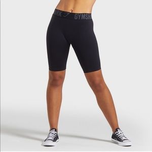 Gymshark cycling biker black shorts small